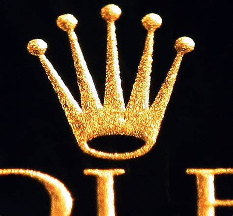 rolex gold logo crown|Rolex crown image.